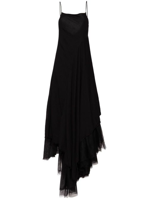 Combi Panneau Tulle Godiva dress - Black