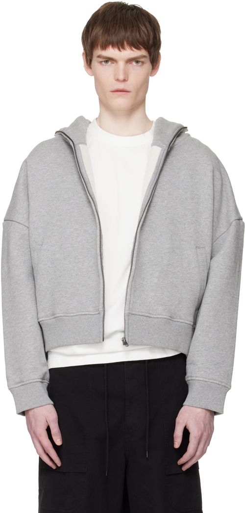 Gray Eternal Zip Hoodie