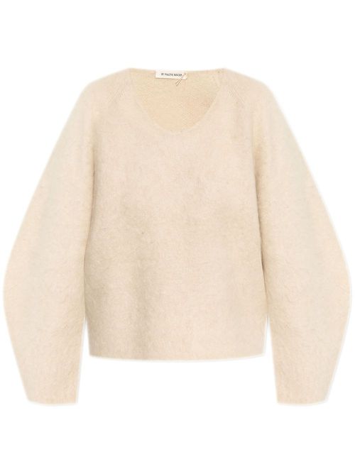 Balloon-sleeve jumper - Neutrals