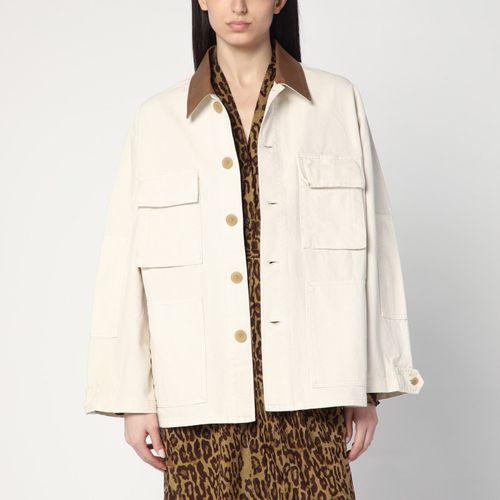 6397 Barn Ivory Jacket In Cotton