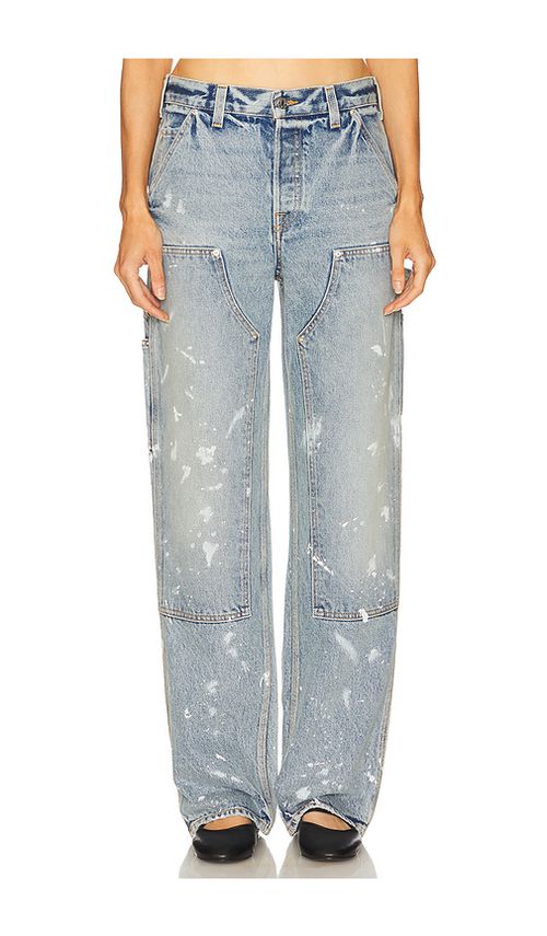 GRLFRND Bella Low Rise Boyfriend Carpenter in Blue. - 26 also