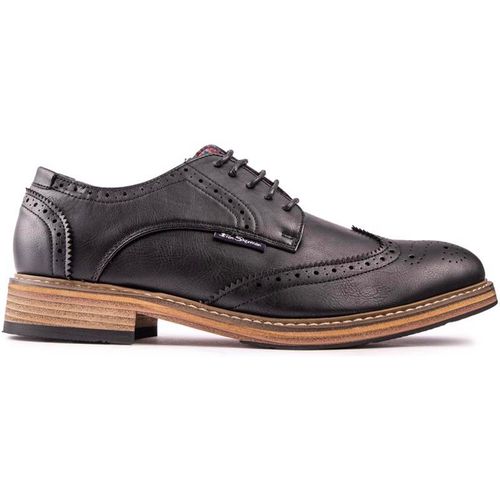 Ben Sherman Mens Triumph Shoes - Black Polyurethane