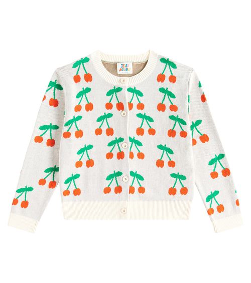 Jellymallow Cherry cotton cardigan