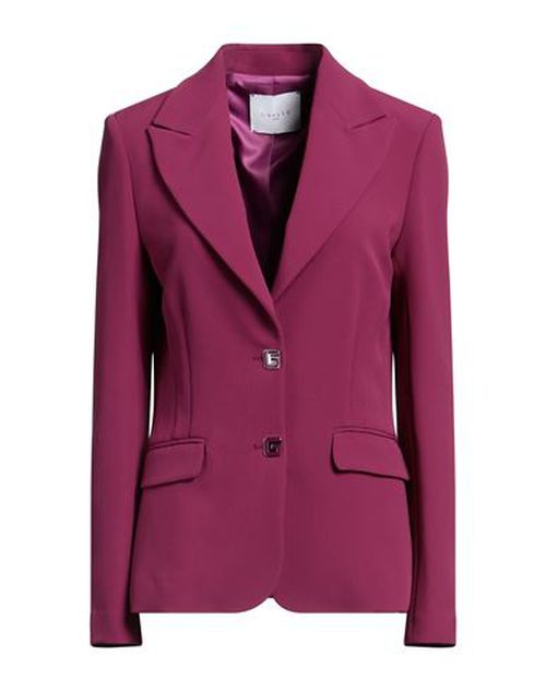 Woman Blazer Mauve Size 2 Polyester, Elastane