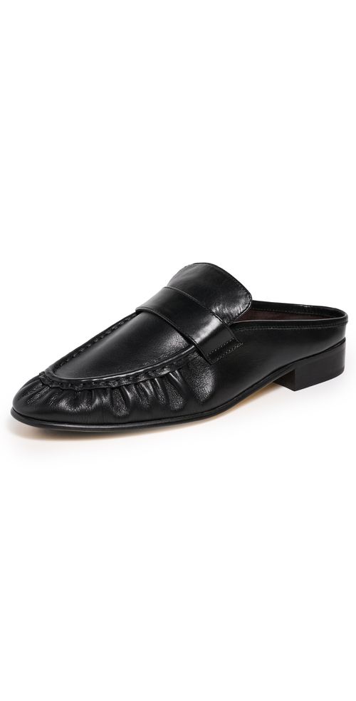 Glacier Loafer Mules Black Venice