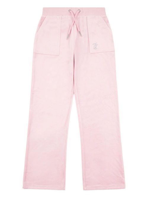 Juicy Couture Kids rhinestone-embellished trousers - Pink