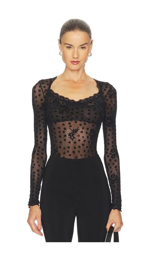 Free People In The City Bodysuit in Black. XS. Also in L, M