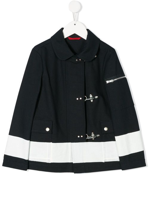 Bold stripe coat - Blue
