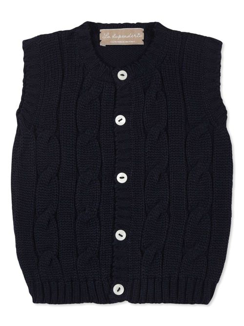 Cashmere vest - Blue