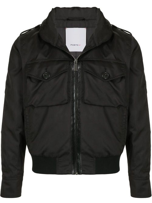 Pocket front bomber - Black