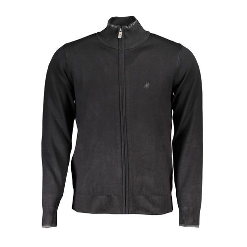 U.S. Grand Polo Black Viscose Men Men's Cardigan