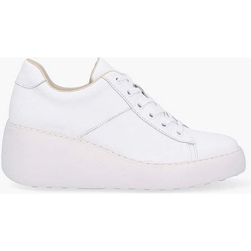 Fly London Delf II White Wedge Trainer