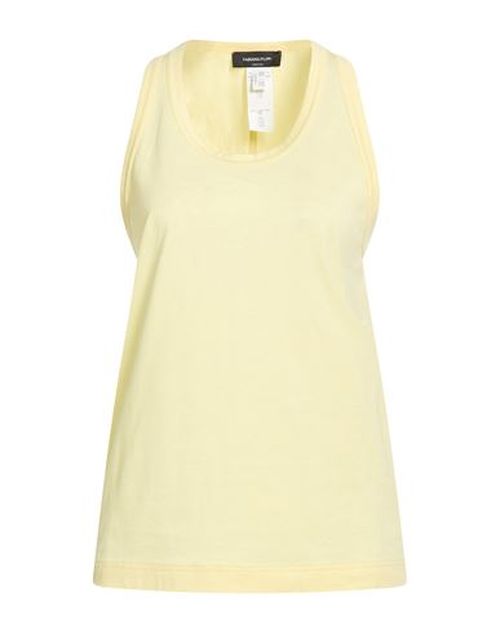 Woman Top Pastel yellow Size 6 Cotton, Viscose