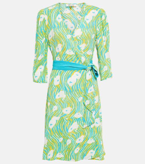 Diane von Furstenberg Belted printed minidress