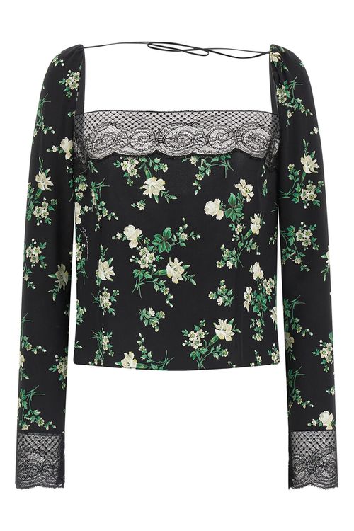 Flower Print Top