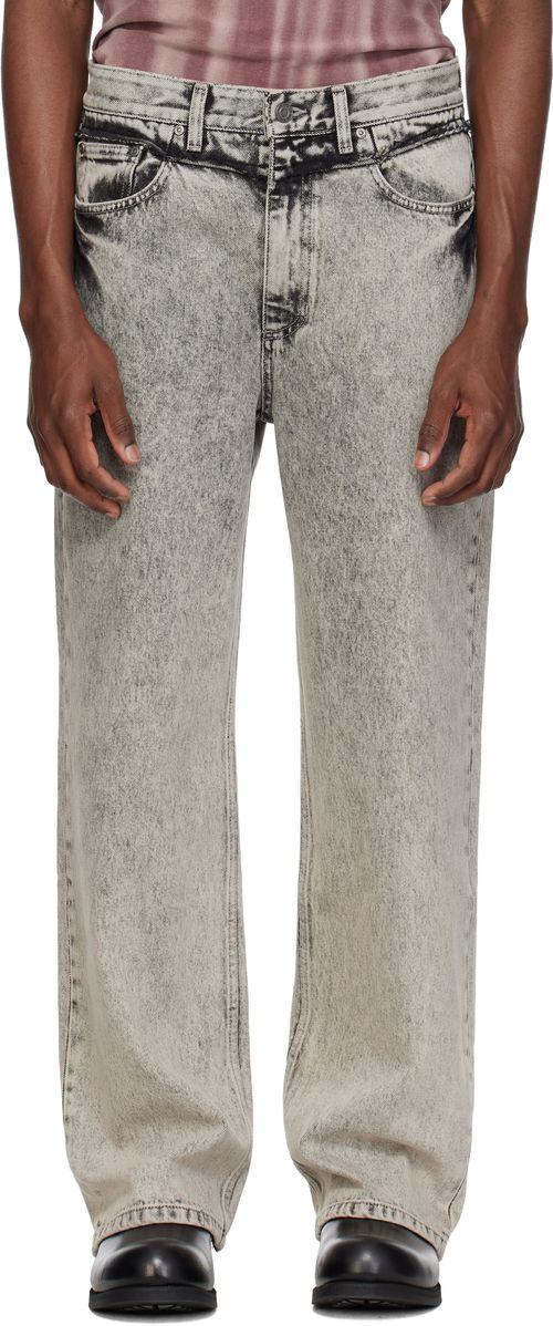 Gray Off Jeans