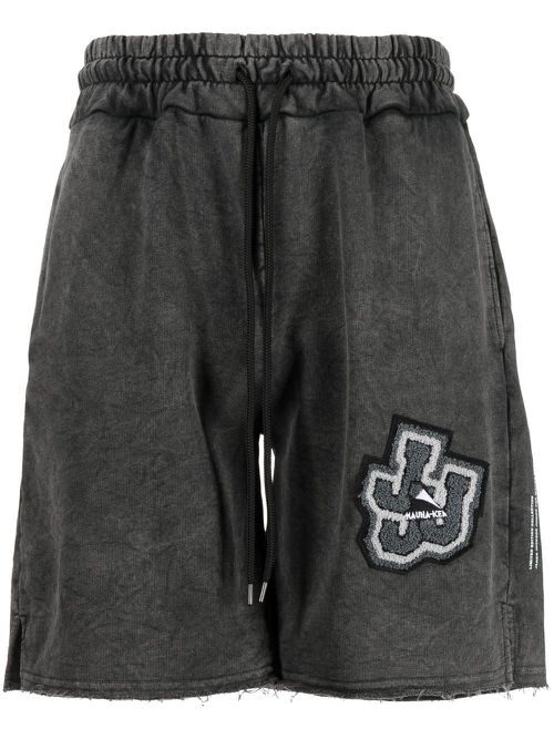 Triple-J drawstring shorts - Black