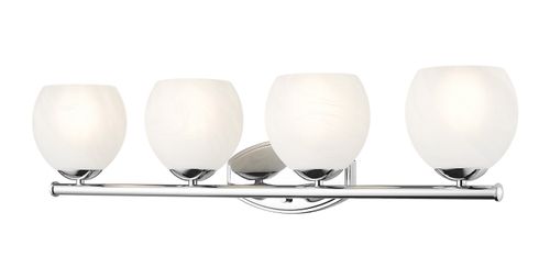 Chrome Bathroom Vanity Light from the Colette Collection