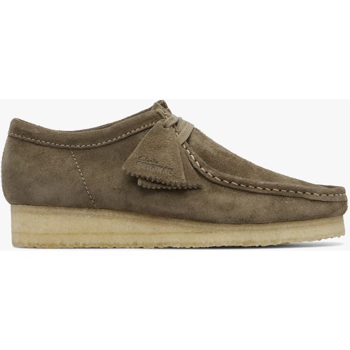 Gray Wallabee Derbys