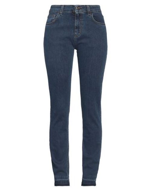 Woman Jeans Blue Size 6 Cotton, Elastane
