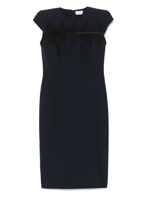 Alexander McQueen tailored pencil midi dress - Blue