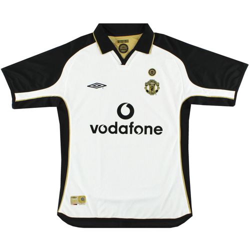 2001-02 Manchester United Umbro Centenary Reversible Away Shirt XL - Manchester United / Excellent