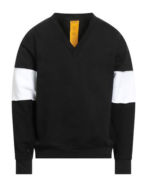 Man Sweatshirt Black Size M Cotton