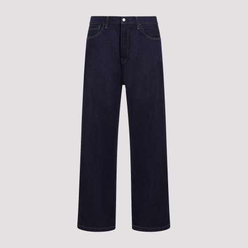 Blue Rinsed London Cotton Pants