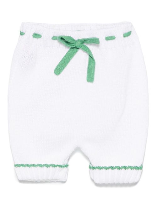 Little Bear knitted trousers - White