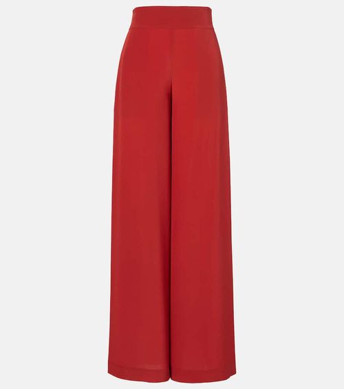 Rihani silk wide-leg pants