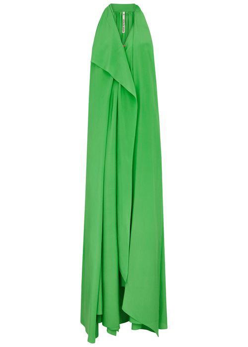 True Romance Silk Crepe de Chine Maxi Dress