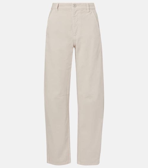 High-rise straight jeans