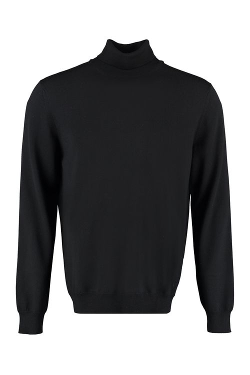 The (alphabet) Alphabet Knit Extra-Fine Wool Turtleneck Sweater