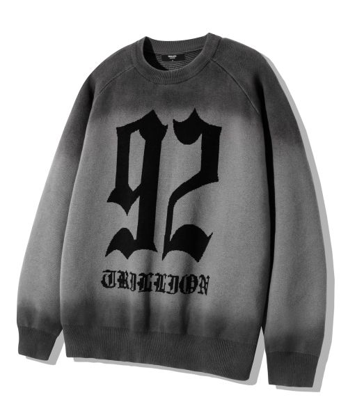 Gothic Graphic Washed Jacquard Knit