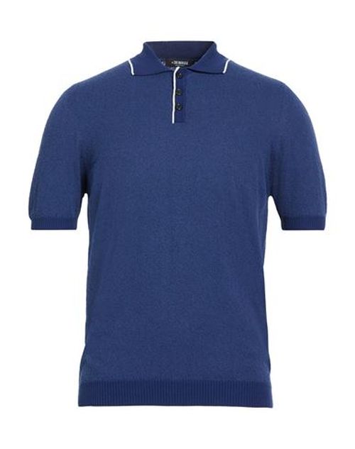 Man Sweater Blue Size 40 Cotton, Polyamide