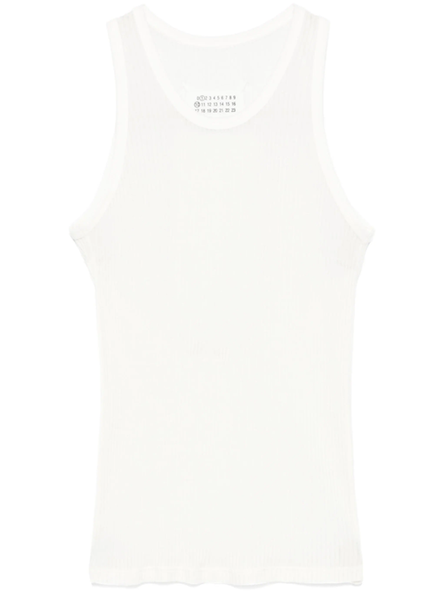 White Silk Tank Top