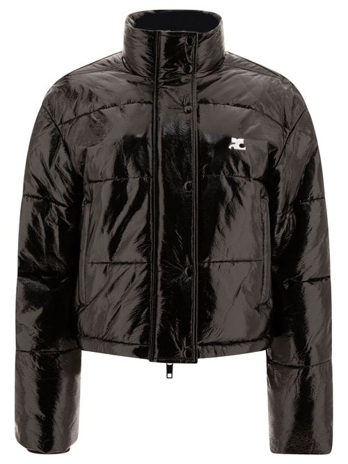 Courrèges COURREGÈS Cropped Vinyl Puffer Jacket