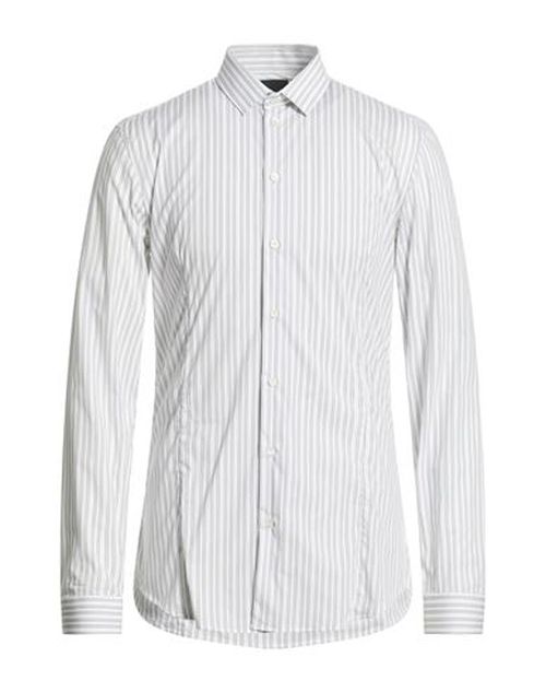 Man Shirt White Size 36 Cotton, Elastane