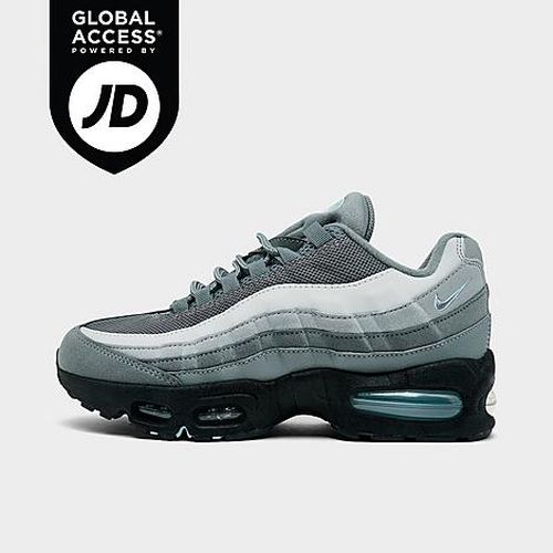 Big Kids Air Max 95 Casual Shoes in Cool Grey/Psychic Blue/Wolf Grey