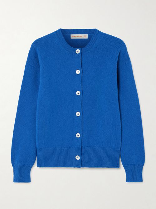 &Wool Cardigan - Blue