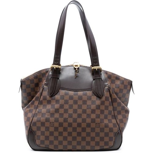 Louis Vuitton Womens Pre-owned Damier Ebene Verona Gm - Brown Textile - One