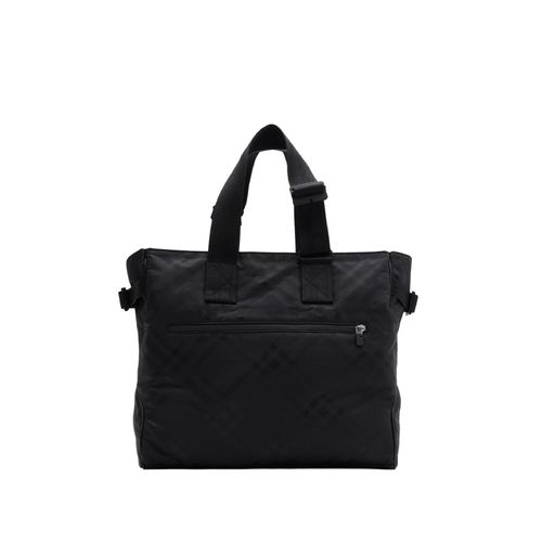 Check Jacquard Tote