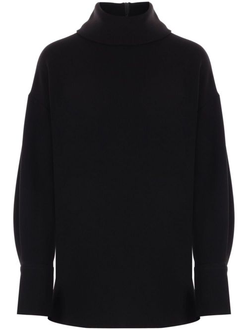 High-neck jumper