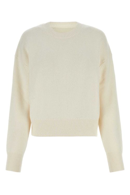 100% Cashmere Sweater — White