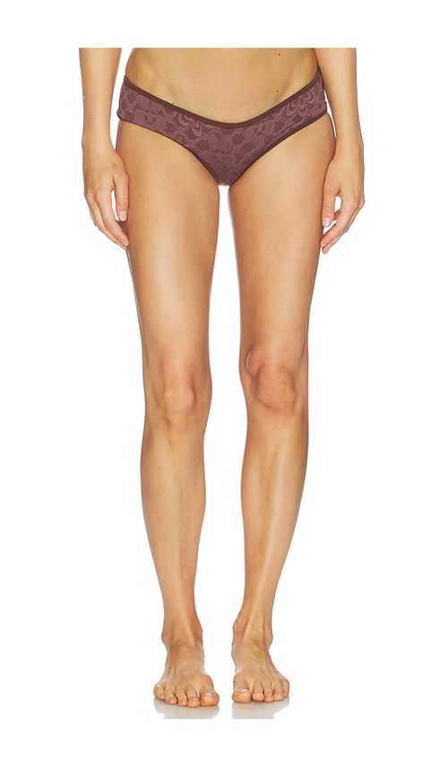 Free People Bayside Frankie Hipster Bikini Bottom in Brown. - M also in S