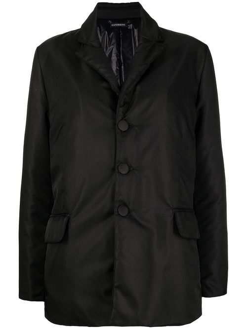 Blazer puffer jacket - Black