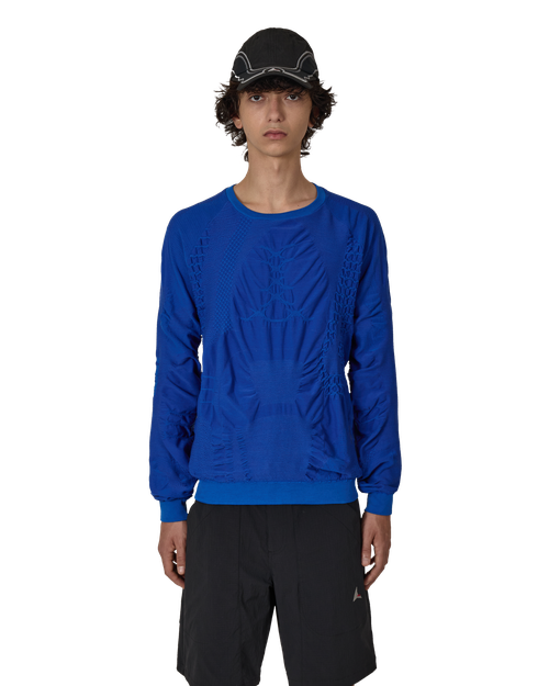 ROA Wama 3d Seamless Long Sleeve Blue Sweatshirts Male