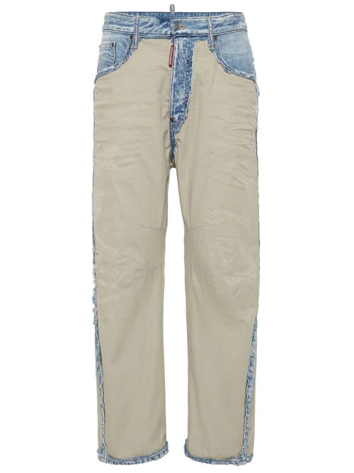 Inside out-effect jeans - Neutrals