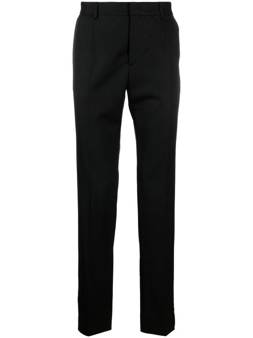 Slim tailored trousers - Black