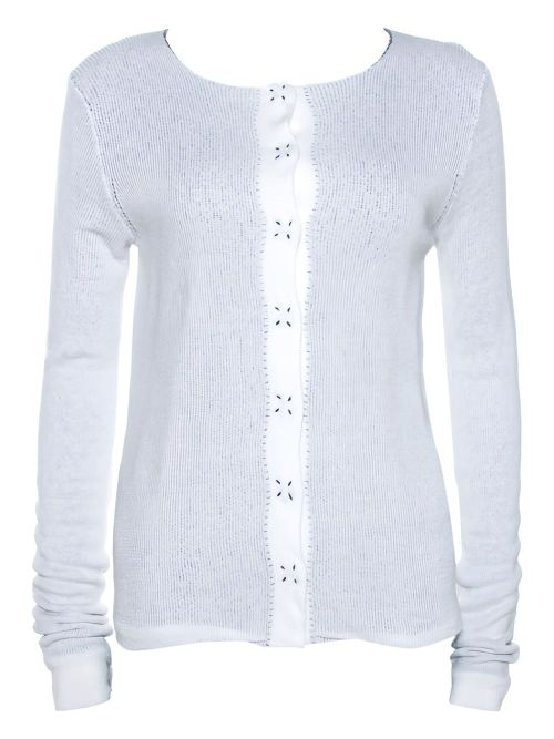 Wool cardigan - White